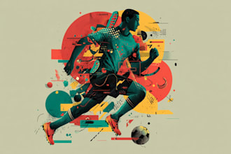 draw sport illustrations or anything in my style