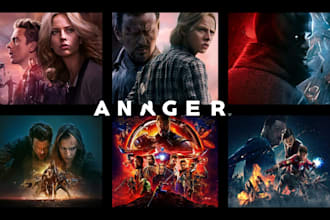design vintage or modern movie posters