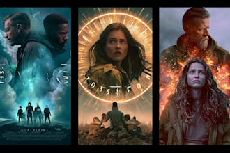 create custom illustrated movie posters and film covers