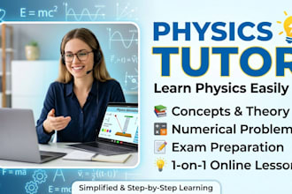 teach physics online and explain concepts clearly
