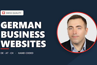 design your german business website, hand coded and seo ready