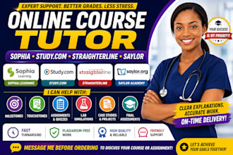 do sophia, straighterline, umpi, purdue global, studycom, wgu