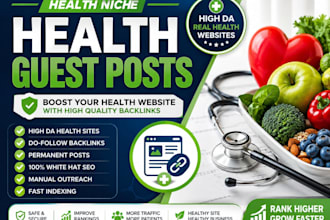 publish health guest post with the health backlinks