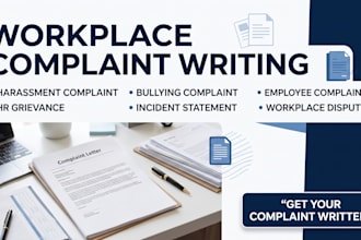 write a workplace harassment or bullying complaint letter to HR