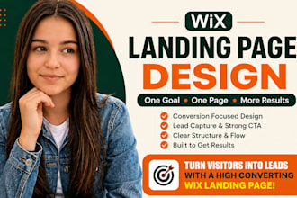 do wix landing page design redesign wix landing page wix sales page wix builder