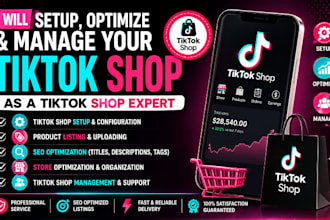 setup, optimize and manage your tiktok shop as a tiktok shop expert