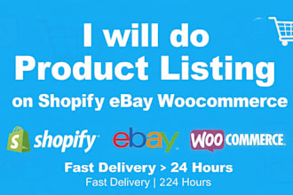 do shopify product listing and fashion product listing