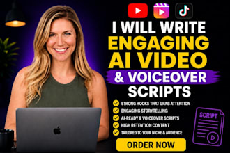 write engaging ai video and voiceover scripts