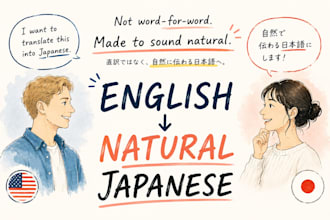 translate your english content into natural japanese