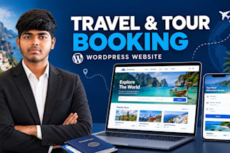 build a wordpress travel and tour booking website