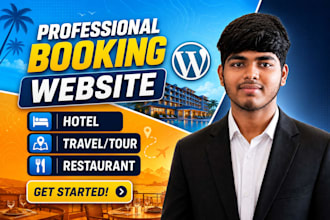 build a wordpress travel, tour and booking website