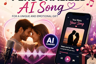 create a personalized ai song for a special gift