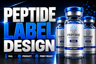 design professional fda compliant peptide labels