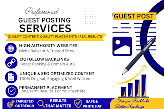 do guest post outreach and find quality websites