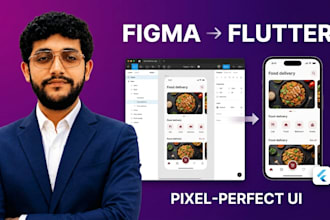 convert figma to flutter app with pixel perfect UI