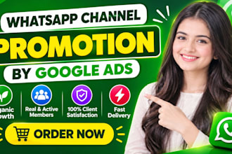promote your whatsapp channel for organic audience growth