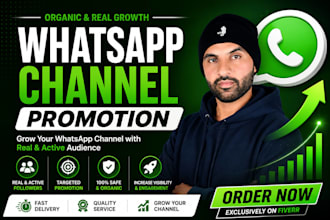 promote your whatsapp channel for organic audience growth