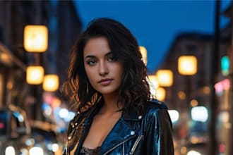 create ai enhanced profile image and social media visuals