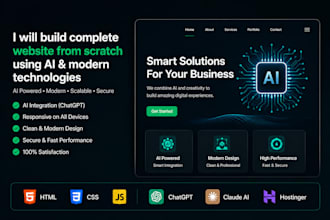 build ai generated websites for your profession