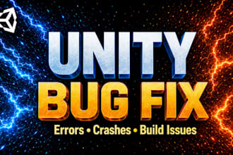 fix unity bugs, errors, crashes and build issues