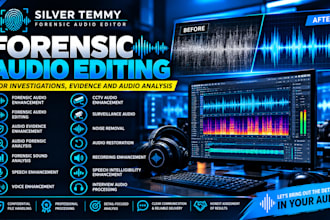 enhance forensic audio for investigations evidence and audio analysis