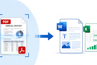 convert PDF and scanned images to word or excel
