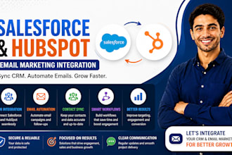 integrate salesforce hubspot email marketing automation CRM