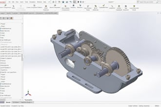 design cnc ready mechanical parts and cad models for production in solidworks