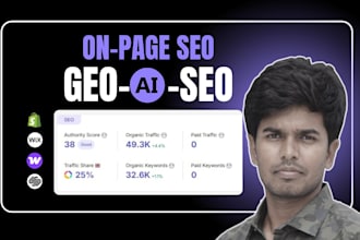 do on page SEO optimization with meta tags and schema