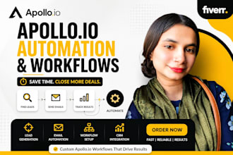 setup apollo io automation workflows for your company