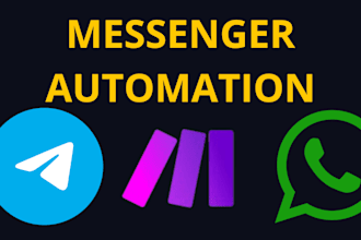 connect telegram or whatsapp business to your CRM via make