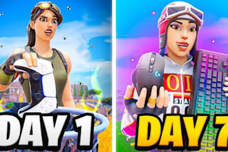 design 3d fortnite youtube thumbnails creative map uefn with clickbait minecraft