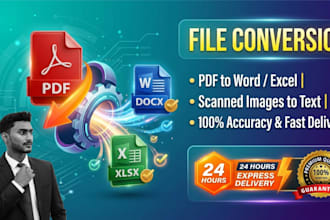 convert PDF to word or excel with exact layout