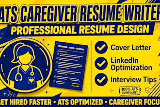 write an ats friendly caregiver and support worker