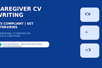 write ats caregiver resume and cover letter for healthcare support worker jobs
