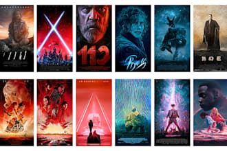 craft hollywood style blockbuster poster key art