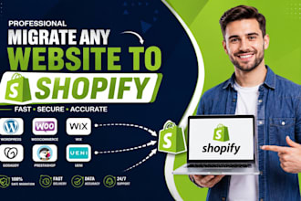 shopify migration godaddy prestashop wix ueni  woocommerce migrate to shopify
