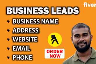 scrape business leads from google maps, yellow pages for business marketing