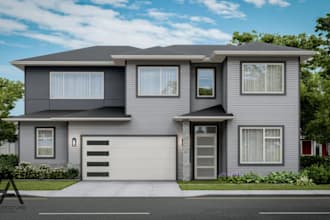 design exterior render 3d architecture rendering of house,