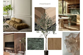 design your interior and create a professional moodboard