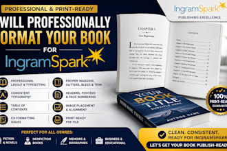 professionally format your book for ingramspark