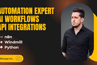 build complex automation workflows with n8n, windmill