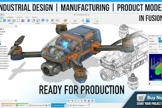 3d industrial design, manufacturing, and product modeling in fusion 360