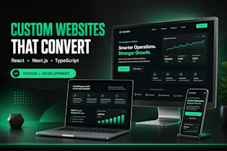 custom website development as full stack developer