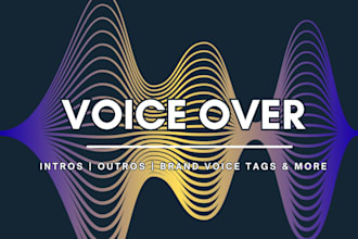 record a professional voice tag or podcast intro or outro
