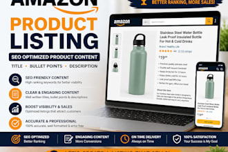 create amazon product listing