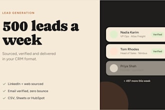 verified b2b leads for your business