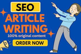 write engaging and SEO friendly content for your website