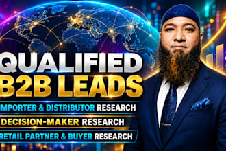 research qualified importers distributors and buyers for market entry
