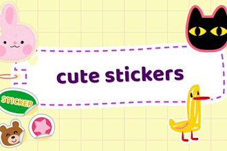 sell very cute stickers